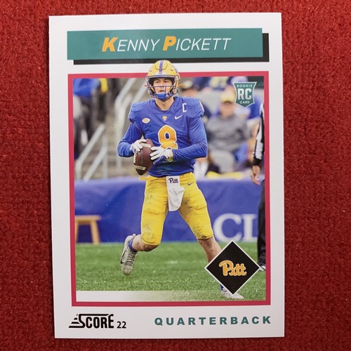 Kenny Picket 2022 Panini Score Throwback Rookie Card STEELERS RC TB1 