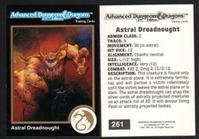 1991 TSR AD&D Gold Border Art Card #261 ~ Jeff Easley Manual of the Planes Cover