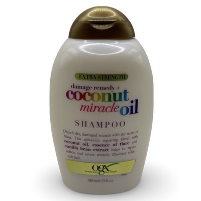 OGX Extra Strength Damage Remedy + Coconut Miracle Oil Shampoo 13 Fl Oz