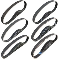 Sackorange 24 Pack 1 x 30 Inch Silicon Carbide Sanding Belts Assorted -120 24...