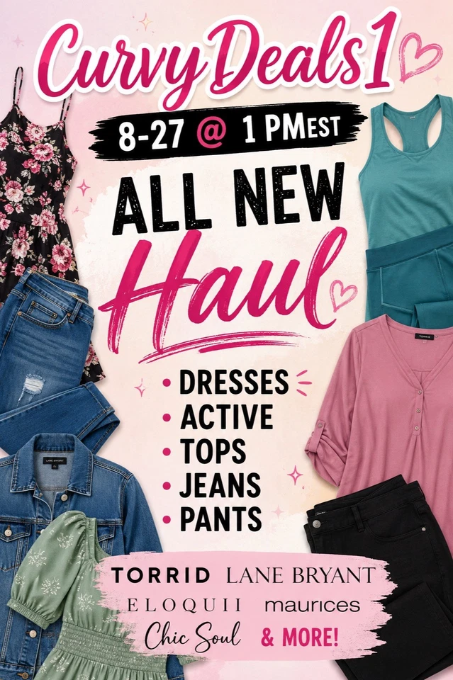 Plus Sizes, All New Haul, Hundreds of new items, 0 to 6X Penny Auctions!