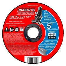 Diablo DBD050040101F 5" Metal Cut-Off Disc