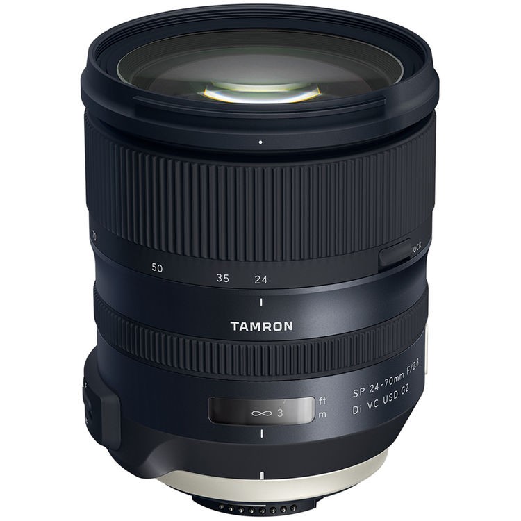 TAMRON SP 24-70 A032 ＆ SP 70-200 A025 Tamron SP A032 24-70mm F/2.8 G2 Di VC USD Lens For Nikon (Black