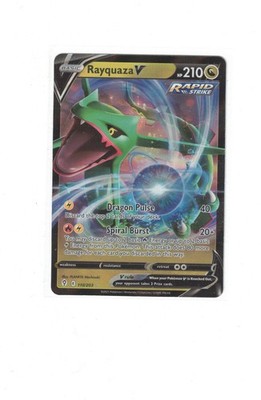 Rayquaza V Ultra Rare Crown Zenith 100/159 NM