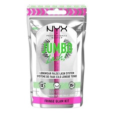 NYX Jumbo Lash Fringe Glam Kit &ndash; Vegan False Lashes + 2-in-1 Adhesive Eyeliner
