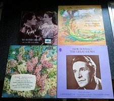4 Ivor Novello LPs g-VG The Great Shows King's Rhapsody His Greatest Songs etc