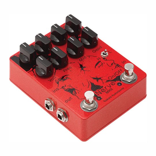 Tsakalis Audio Works Nerve MKII Dual High Gain Distortion Guitar Effect Pedal, T