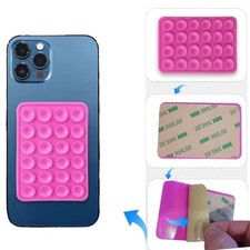 Silicone Suction Cup Phone Pad Mobile Tablet Holder Secure Grip Single Side**