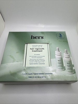 Hers Hair Regrowth Treatment for Women 2 fl oz Lot of 3  Exp 5/2024 AA