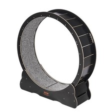 VEVOR Wooden Cat Exercise Wheel, 43.3" Large Cat Treadmill Wheel for Indoor Cats