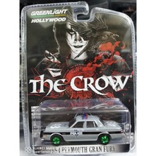 Greenlight 1:64 1984 Plymouth Gran Fury The Crow Green Tire Collectible Car