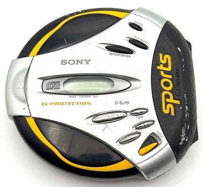 Sony CD Walkman D-SJ15 G-Protection Portable CD Player Sports Discman *Tested*