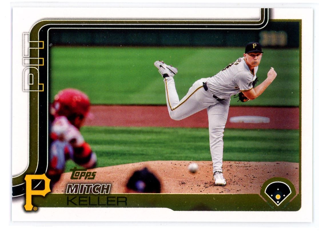 2025 Topps Golden Mirror Variation SSP Mitch Keller Pirates #108