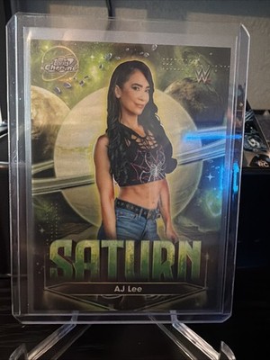 AJ LEE 2026 Topps Cosmic Chrome WWE PLANETARY PURSUIT SATURN SSP PPS-10
