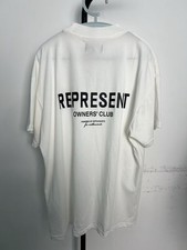 Represent Owners Club T-Shirt White Mens Size L New Without Tags