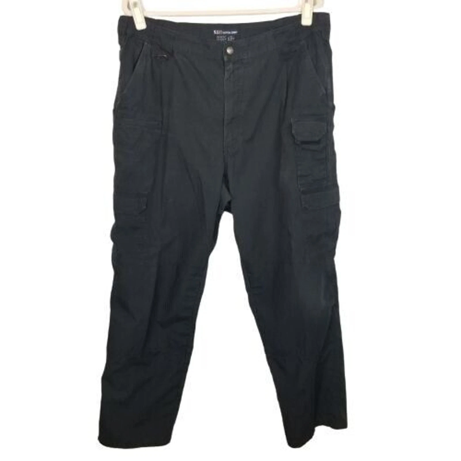 5.11 Tactical Series Men's 38x32 Black Cargo Pants Work Bottoms Causal