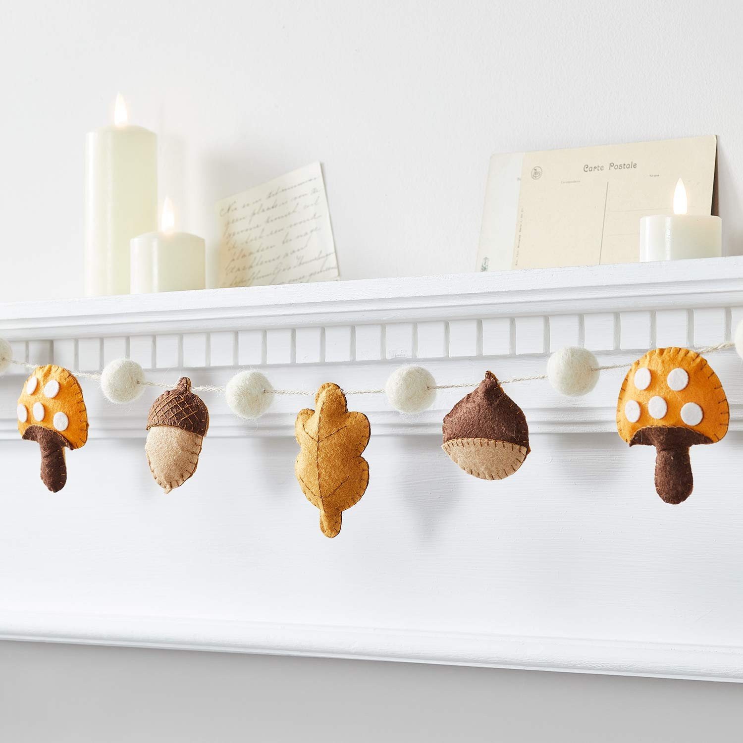 1.3m Felt Autumn Garland - Image 2