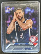 2024 Topps Now Olympic Games Steph Curry #27 USA
