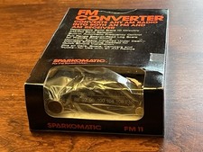 Vintage Sparkomatic FM11 FM Transmitter UNUSED In Box USA Made AM to FM Radio