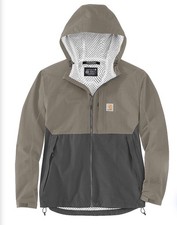 Carhartt Men's Storm Defender Relaxed Fit Lightweight Gray Packable Jacket