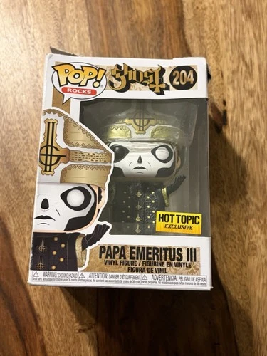 Funko Pop! Rocks Ghost Papa Emeritus III #204 Hot Topic Exclusive Vinyl Figure