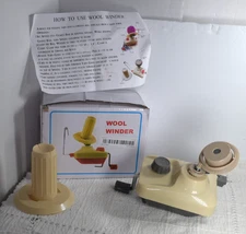 Yarn winder with cone vintage in original box