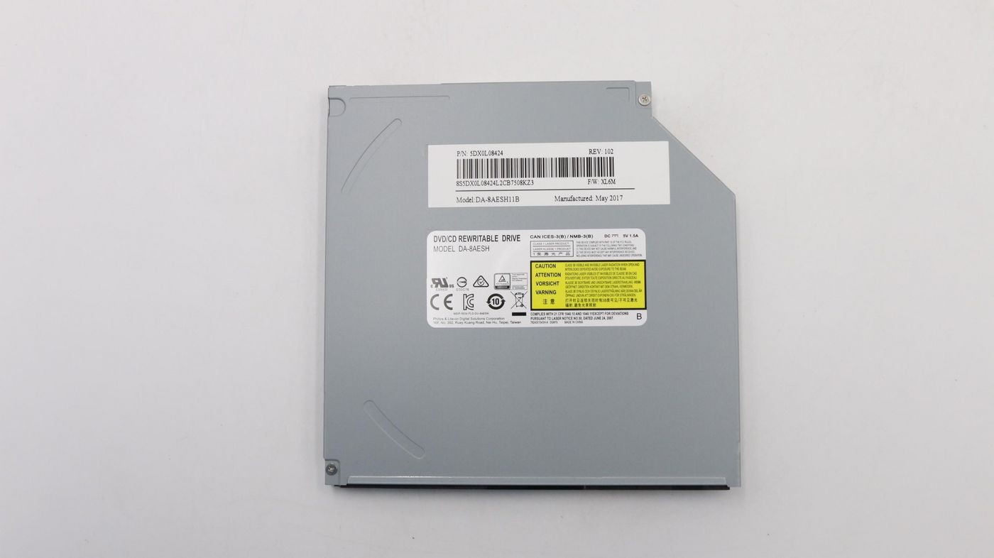 Lenovo 5DX0L08424 9mm Slim Tray (CD Laufwerk, DVD Brenner, DVD Laufwerk), Optisches Laufwerk, Schwarz - Image 2