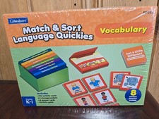 Lakeshore Vocabulary 8 Games Match  Sort Language Quickies Grades K-1