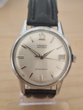 SCHÖNE, SEHR SELTENE VINTAGE GRUEN PRECISION  HERRENARMBANDUHR