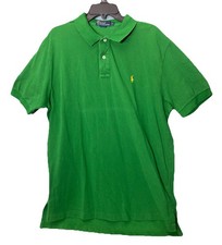 Polo Ralph Lauren 100 Cotton Short Sleeve Shirts Mens XL Green