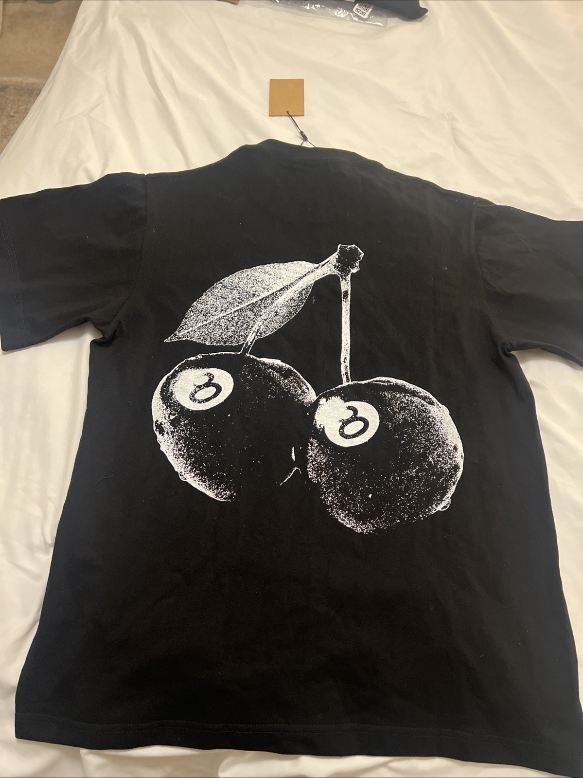 Stussy Black Cherry T-Shirt Men's Size Small thumbnail 3