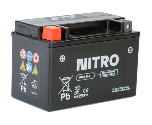 Motorrad Batterie YTX9 SLA GEL FüR AGM Wartungsfrei YTX9-BS FüR Honda RVF 750 R-image