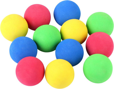 Soft Foam Balls, 1.57 Inches in Diameter Lightweight Mini Balls Assorted Colors 