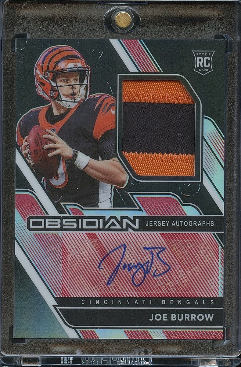Joe Burrow 2020 Obsidian Auto Autograph Patch Red SSP RC Rookie