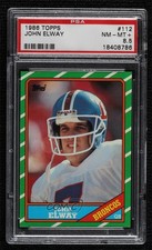 1986 Topps John Elway #112 PSA 8.5 HOF qf4
