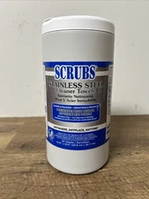 Scrubs Stainless Steel Cleaner Towels 9 3/4 x 10 1/2 30/Canister 91930