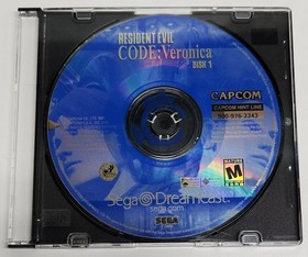 Resident Evil-CODE: Veronica (Sega Dreamcast, 2000) 2 Discs Only TESTED