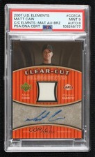 2007 Upper Deck Elements Clear-Cut /350 Matt Cain #CCE-CA PSA 9 MINT Auto tx8