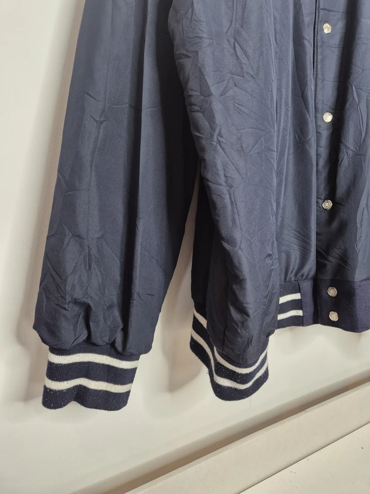 Vintage JH Design New York Yankees Varsity Jacket Reversible 5X – Rare Size - Image 4 of 4