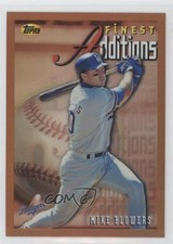 1996 Topps Finest Refractor Mike Blowers #215 0c2