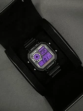 "Dark Matter" | Casio World Time Illuminator | Royale | AE-1200WH | 🟣 | Custom