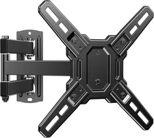HUANUO Single Monitor Wall Mount for 17 to 34 Inch Computer Screens, Black 