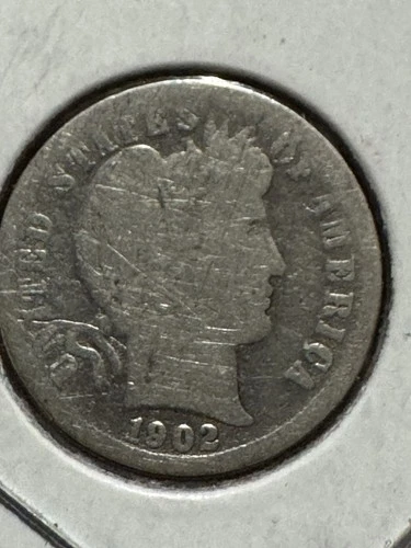 1902-s Barber Dime, Better Date, 99c Shipping Offer
