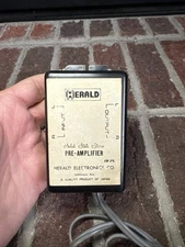 Herald AM-50A Solid State Stereo Pre-Amplifier AM50-A AM50A Phono RCA U190203