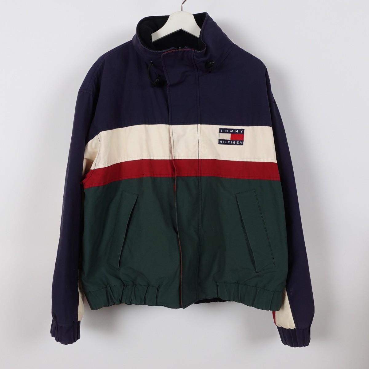 Vintage 90s Tommy Hilfiger Jacket Reversible Plaid Fleece Vintage 90s Tommy Hilfiger Jacket Reversible Plaid Fleece