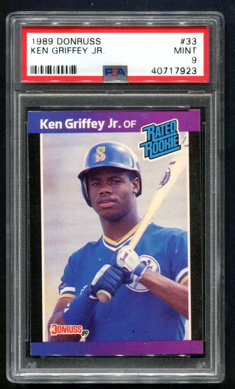 1989 Donruss Ken Griffey Jr. Rated Rookie #33 PSA 9 MINT HOF