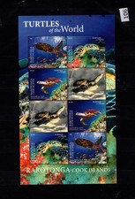 RO RAROTONGA 2020 - MNH - TURTLES - REPTILES - CORALS 