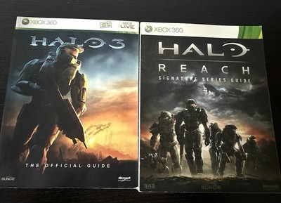 Lot Of Two Halo 3 & Reach The Official Strategy Guide Microsoft XBOX 360