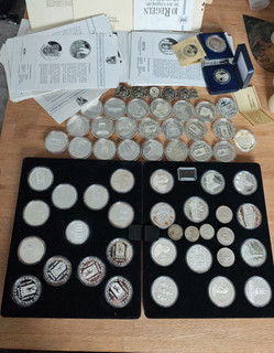 Münzsammlung / Medaillen Münzen Silber etc. Konvolut Sammlung