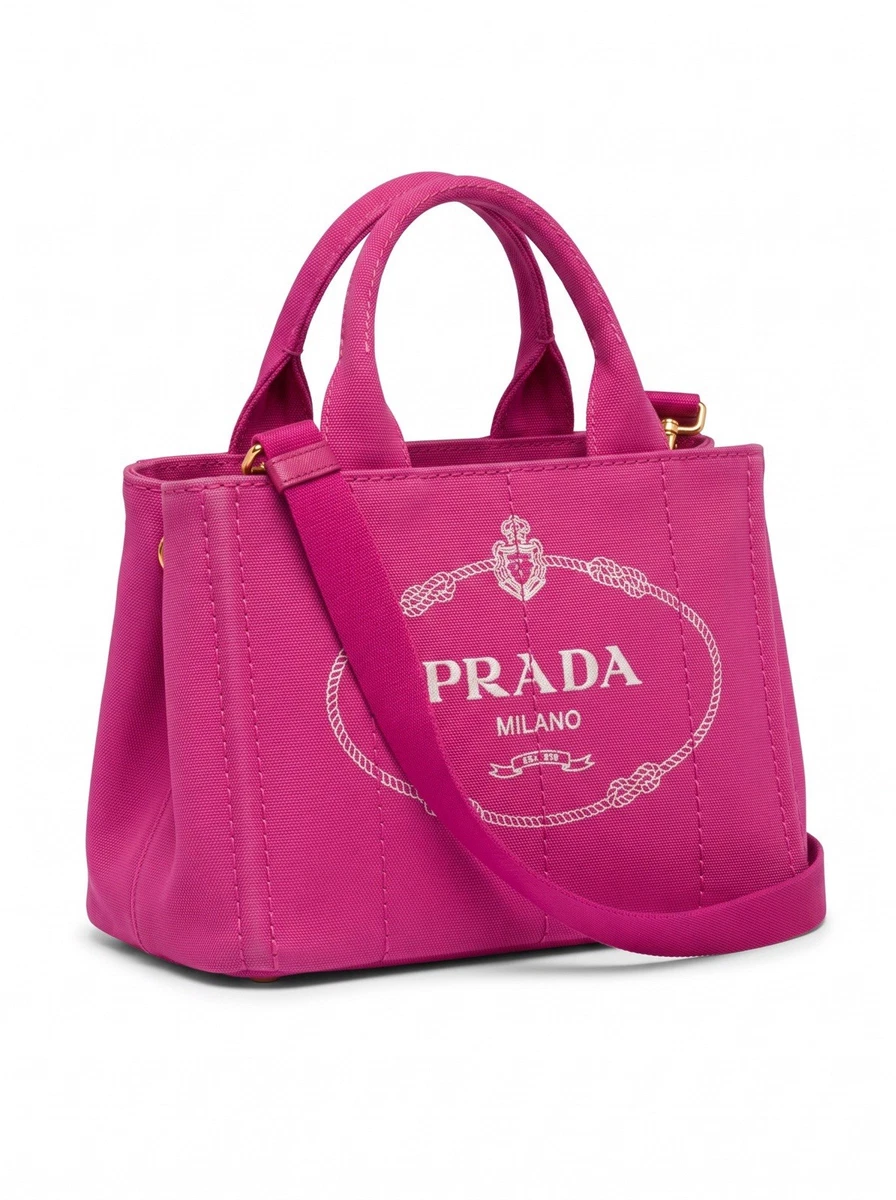 PRADA Canapa Tote Pink Bags & Handbags for Women for sale | eBay